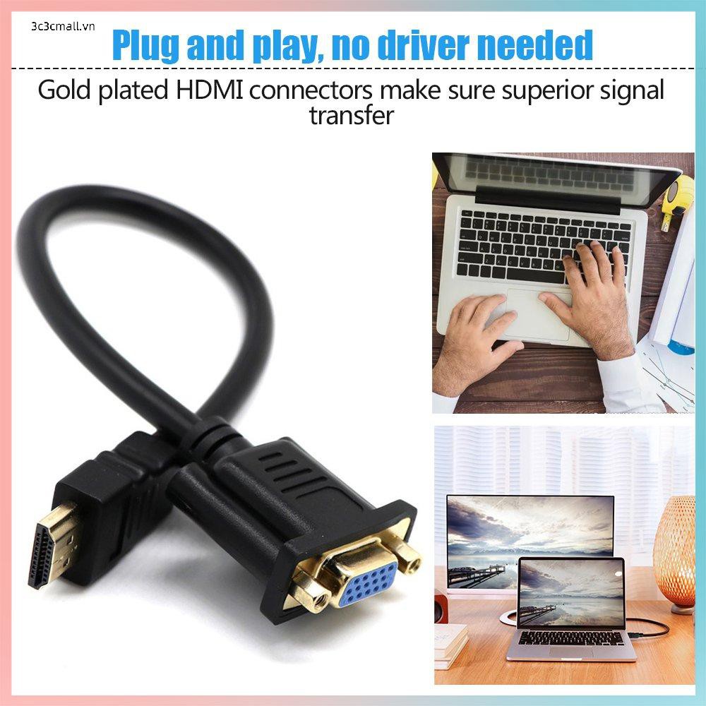 ✨chất lượng cao✨VGA Converter Cable For PC Laptop Tablet 0.3m High Resolution Adapter | BigBuy360 - bigbuy360.vn