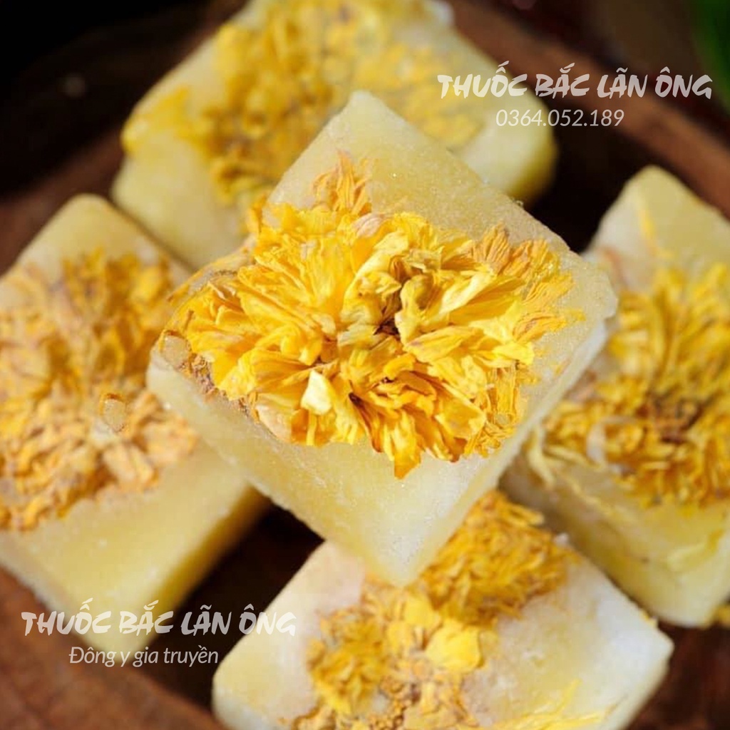 Trà hoa cúc đường phèn (Mix vị cúc vàng, cúc trắng kỳ tử, quế hoa)