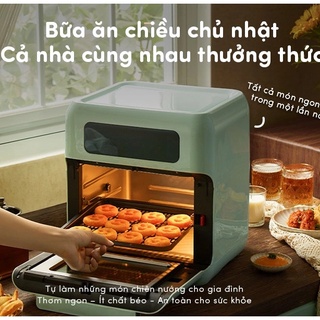 Nồi chiên không dầu 10L Bear QZG-A15V1, lò chiên không dầu đa năng
