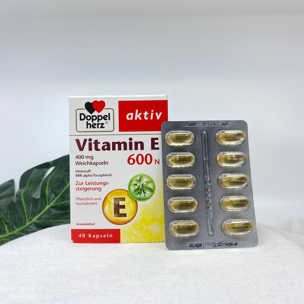 chăm sóc cơ thể VITAMIN E 600N DOPPEL HERZ