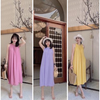 Đầm_xuông-váy maxi đũi yếm cực xinh