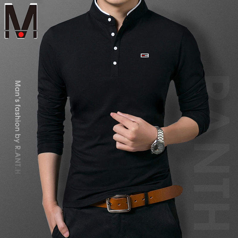Áo Thun Polo Tay Dài Thời Trang Mùa Hè Cho Nam