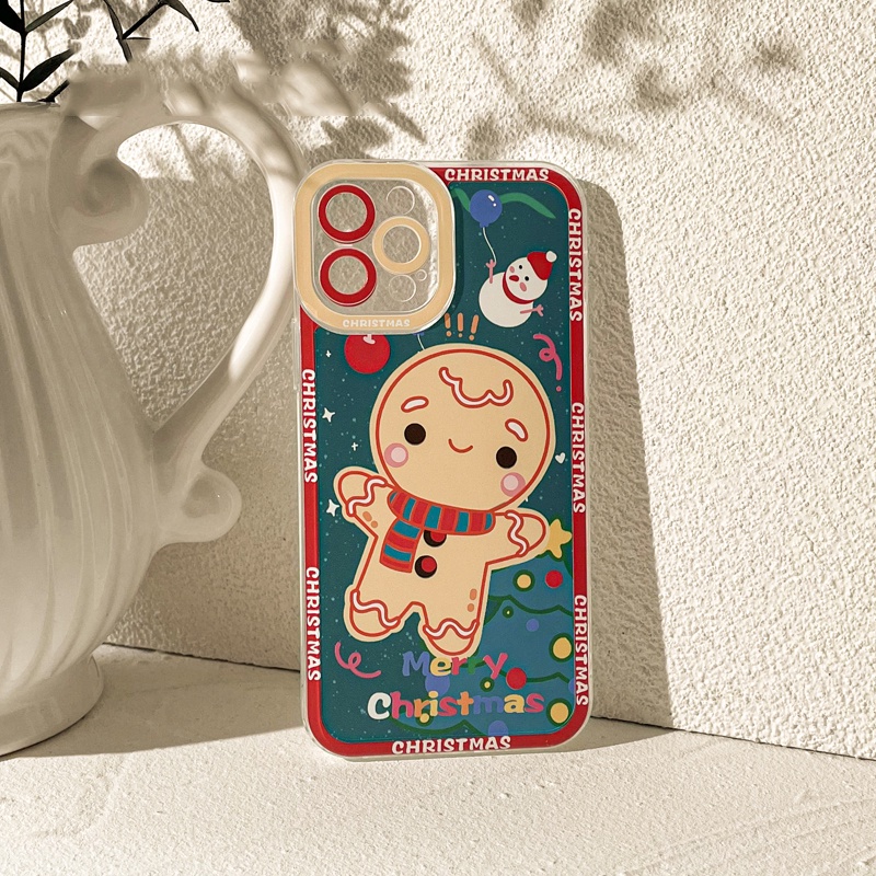 Ốp Điện Thoại TPU Chống Sốc In Hình Ông Già Noel Cho IPhone11 12Pro 12Promax 12mini 11PRO Max 13 13PRO Max Xs Max XR 7 8 Plus