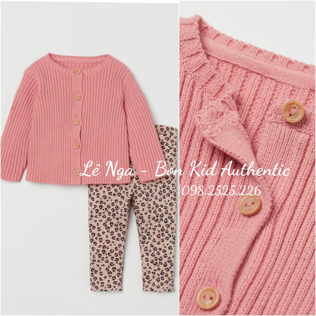 Bộ áo len quần legging HM UK chính hãng sz 2-3y, 3-4y