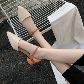 [ORDER] Giày mũi nhọn đế tròn cao 3cm (ảnh thật ở cuối)
