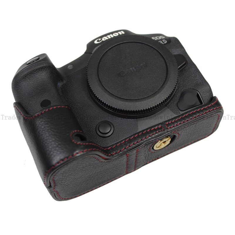 Bao da thật che nửa cho máy ảnh Eos R6 Eos R5