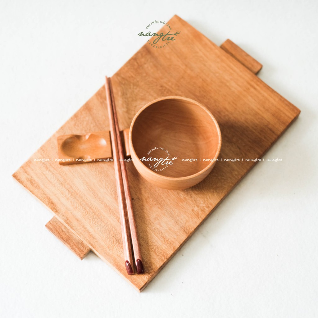 Chén cơm gỗ beech/ Bát gỗ/ Wooden bowl