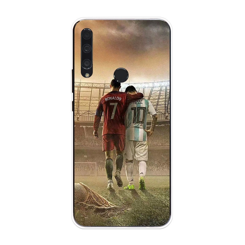 Ốp lưng TPU mềm Huawei Honor 9X / Honor 9X Premium / Honor 9X Pro C.Ronaldo Messi Hoa văn