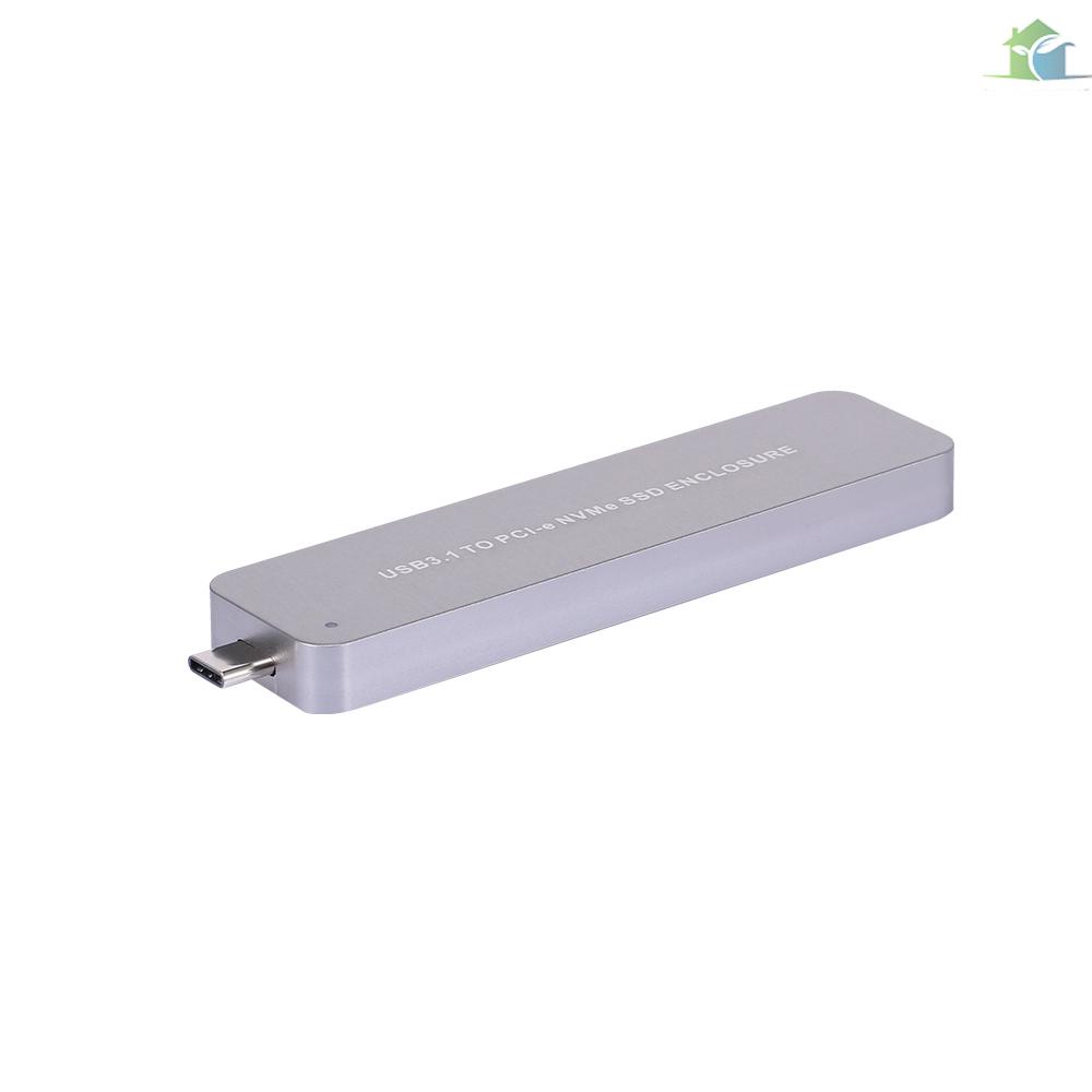 YOUP  M.2 NVME to Type-C Adapter M2 PCIE SSD Adapter Card Portable Hard Drive Enclosure Plug & Play