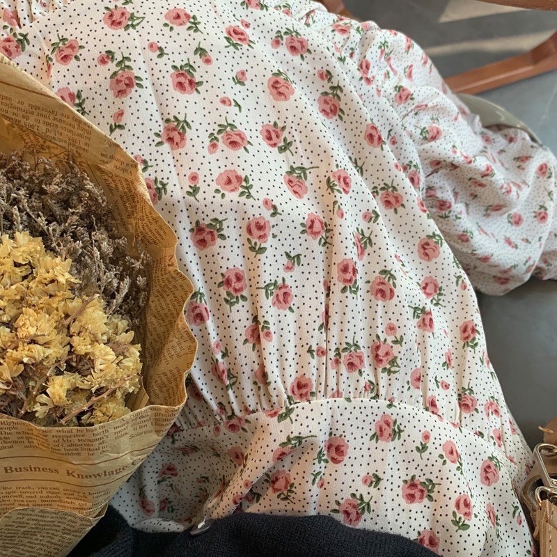 [Ảnh thật/Video] Chân váy hoa nhí 3 tầng Hàng Quảng Châu có lớp lót trong mềm đẹp Chân váy hoa vintage | BigBuy360 - bigbuy360.vn