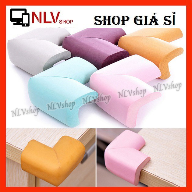 Bộ 2 Bọc Góc Bàn Bằng Mút An Toàn Cho Bé Khi Chạy Nhảy Chơi Đùa (Nhiều Màu)