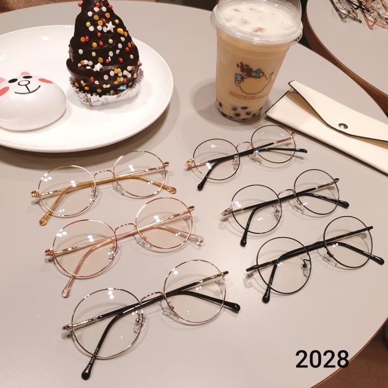 Gọng Kính Cận Tròn Nobita 2028 - Gọng Kính Mắt Kim Loại Lily