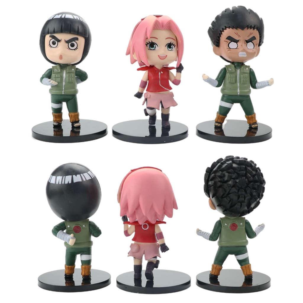 Mô hình để bàn 6 nhân vật Naruto phong cách ChiBi cao 11cm - NTR04B