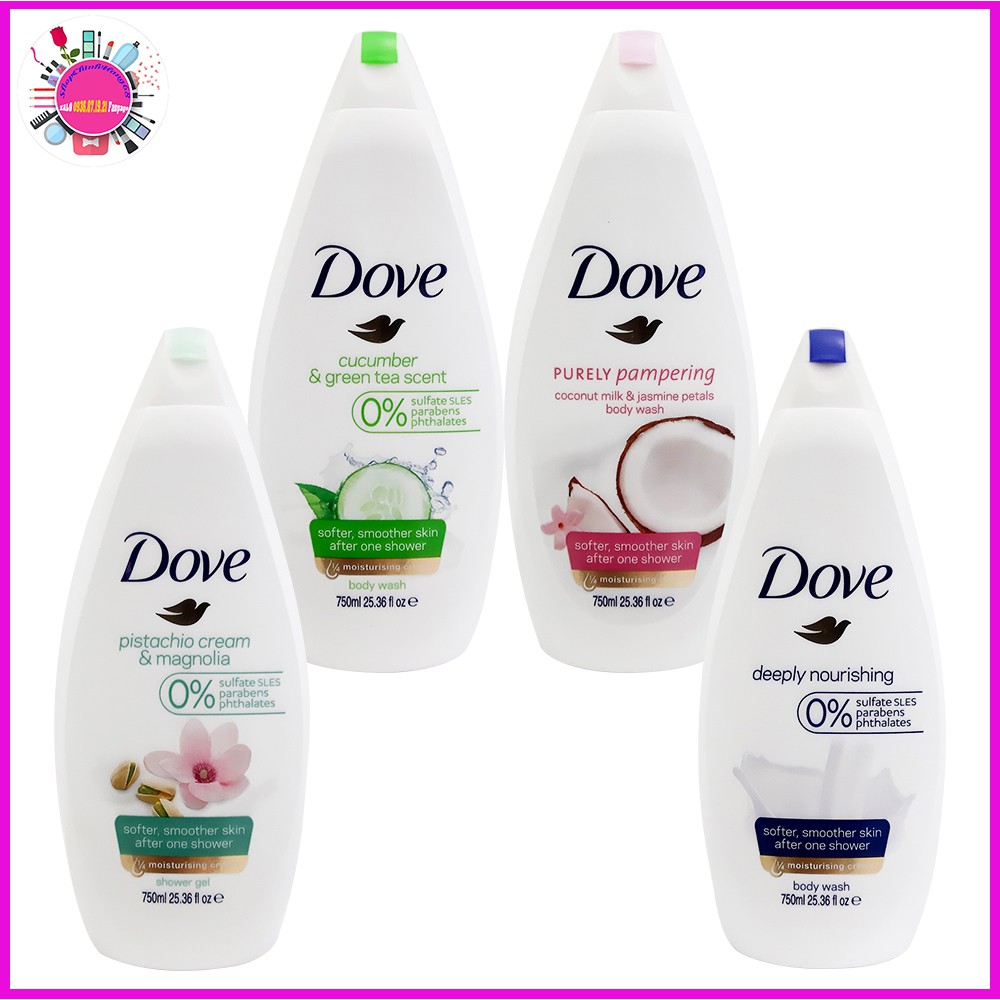 SỮA TẮM DOVE ĐỨC 750ML