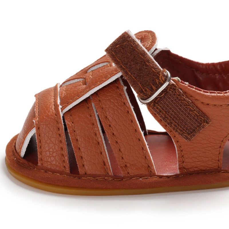 Sandal Da Pu Chống Trượt Cho Bé Trai