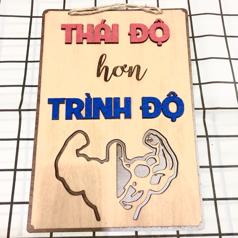Tranh gỗ 3D 30cm những câu nói tiếng Việt hay nhất làm động lực phát triển