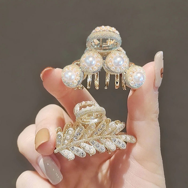Kẹp Tóc Nhỏ Đính Đá & Ngọc Trai