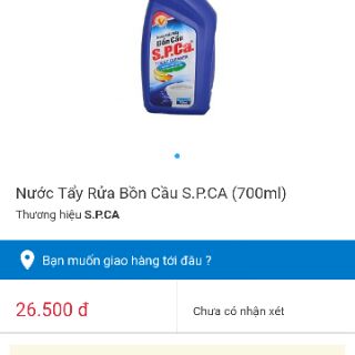 Nước Tẩy Rửa Bồn Cầu S.P.CA (700ml)