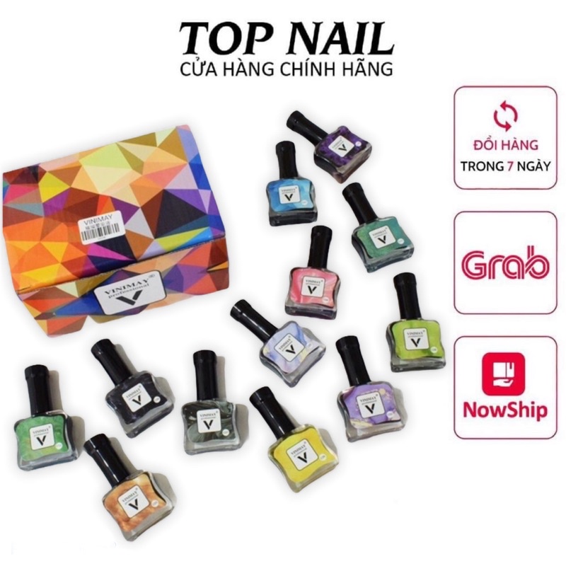 Set cồn loang nhũ Vinimay 12 chai