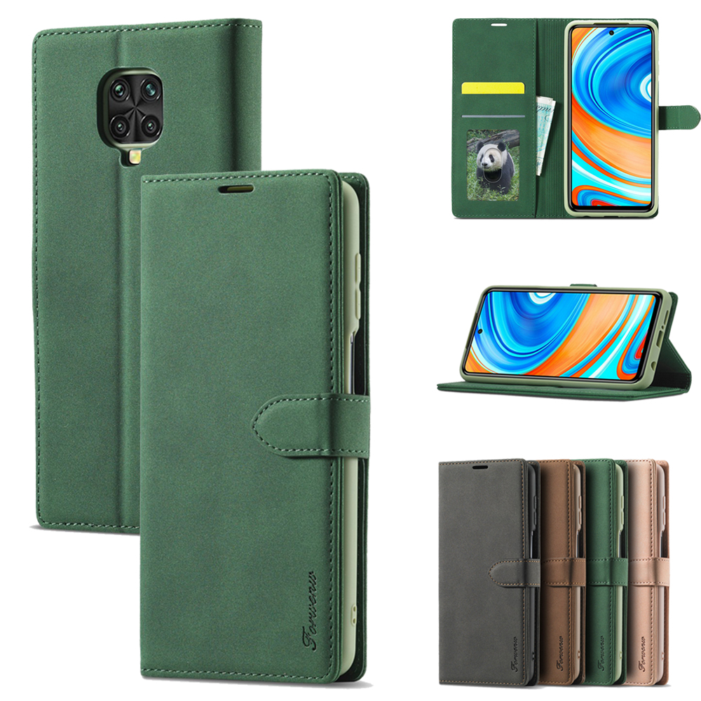 Bao Da Nắp Gập Có Ngăn Để Thẻ Cho Xiaomi Redmi Note 9s / Redmi Note 9 Pro / Redmi Note 9 Pro Max