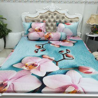 BỘ DRAP THUN LẠNH Ý 5D THÁI LAN CAO CẤP