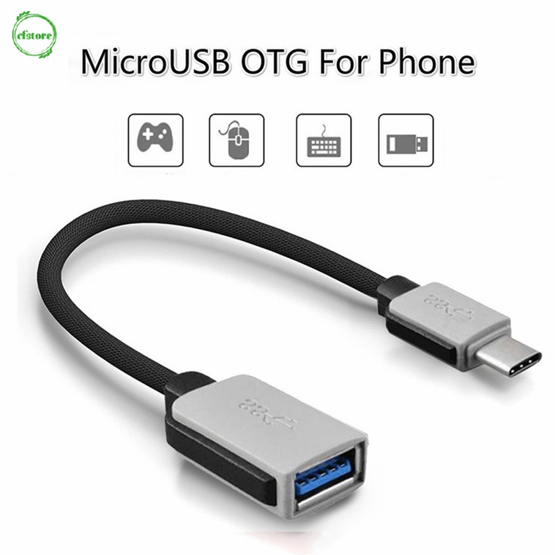 Cáp chuyển đổi truyền dữ liệu USB OTG từ đầu cắm USB 3.1 Type-C sang cổng cắm USB | BigBuy360 - bigbuy360.vn