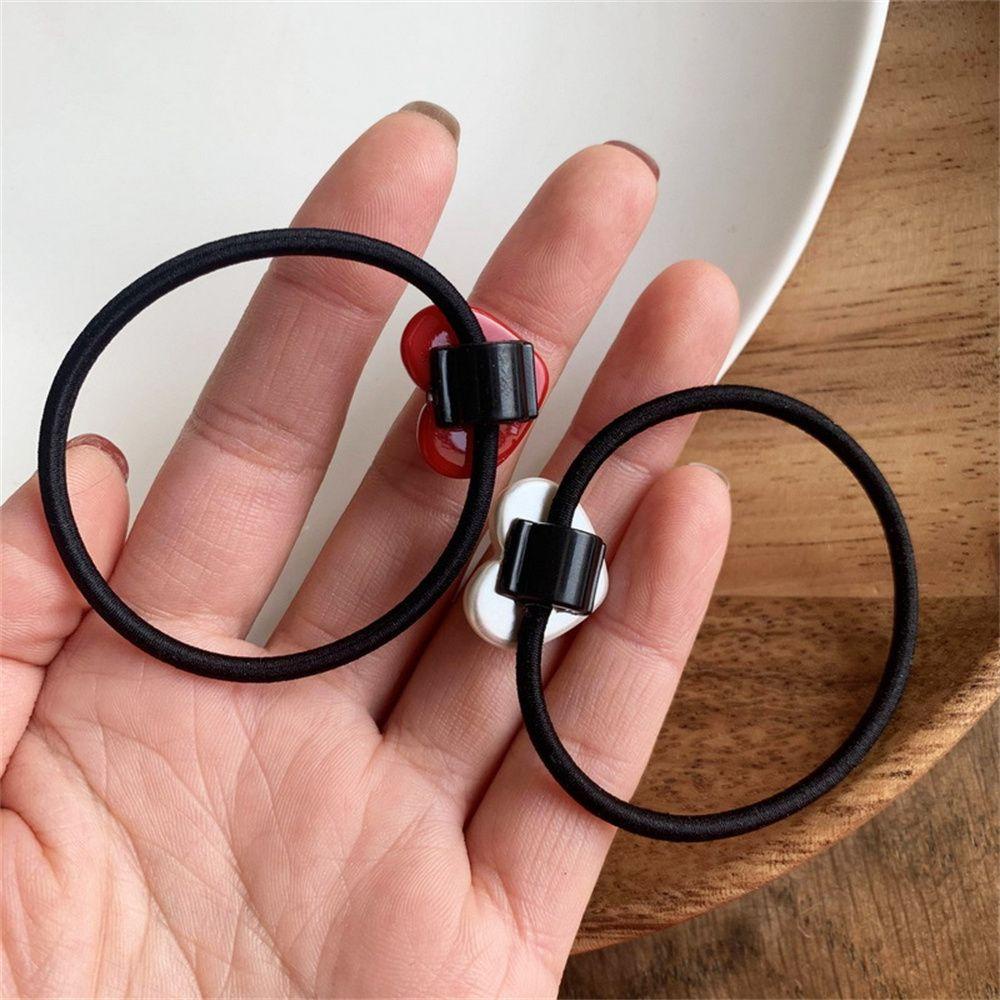 EUTUS Dây Cột Tóc Màu Trơn Dễ Thương