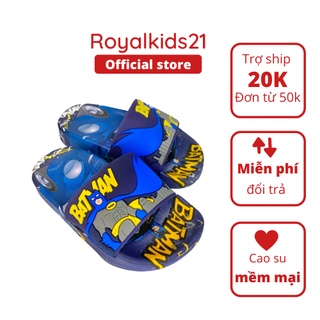 Dép Cho Bé Trai, Batman, Siêu Nhân, Dép Lê Chống Trơn Trượt Cho Trẻ Em Từ 1 Đến 5 Tuổi Roykids21