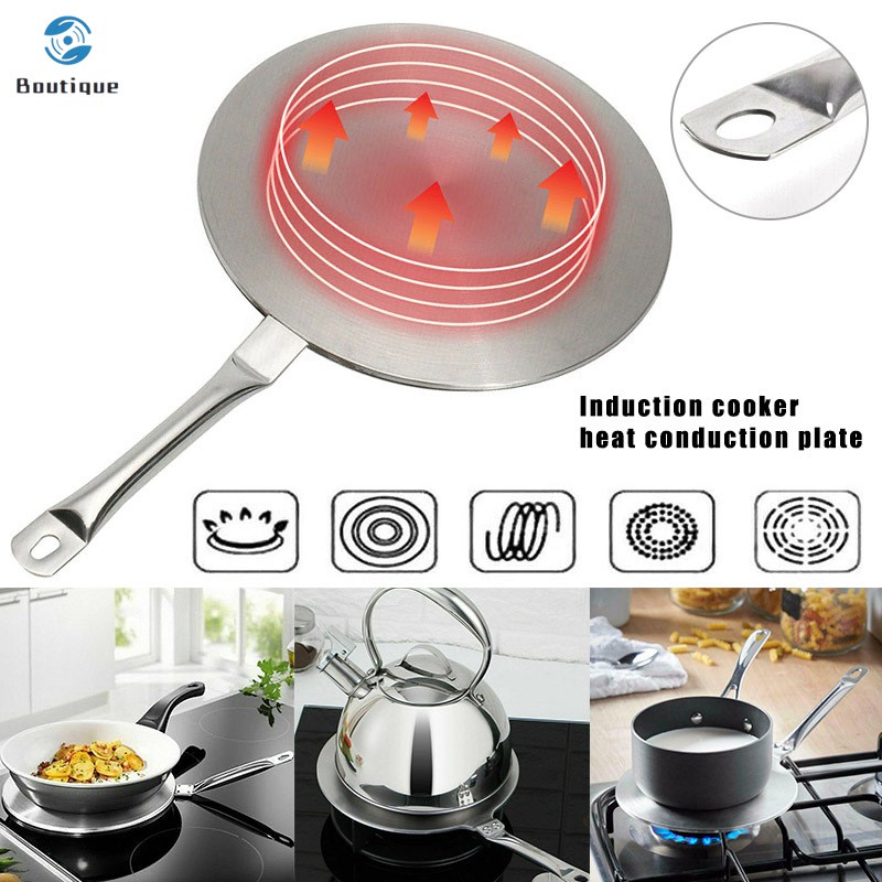 Đĩa cảm biến nhiệt bếp từ bằng thép không gỉ và hợp kim nhôm tiện dụng