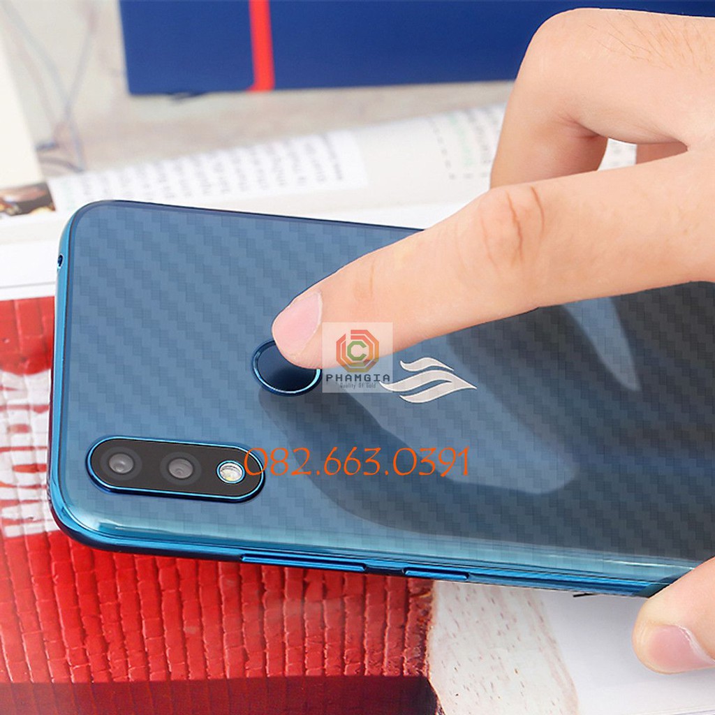 Miếng dán mặt lưng skin carbon Vsmart Joy 2 Plus
