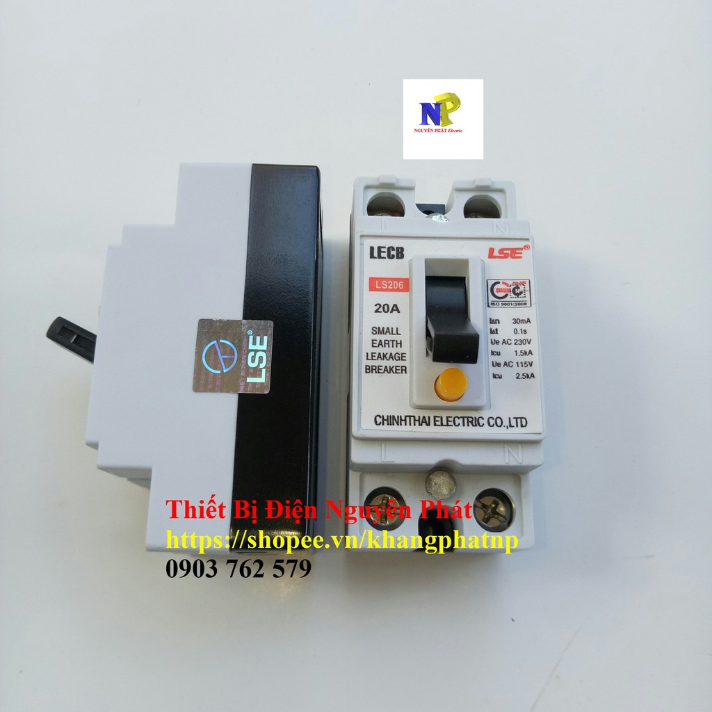 Cầu Dao Chống Giật Cóc LS206