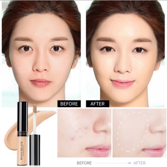 Kem che khuyết điểm The Saem Cover Perfection Tip Concealer Spf28 PA++