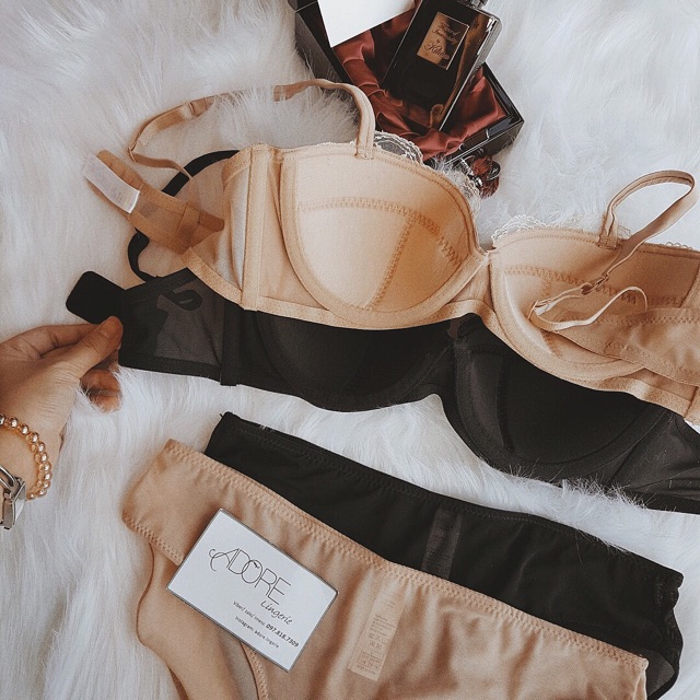 [ẢNH THẬT] BỘ ĐỒ LÓT NỮ MỎNG CÓ GỌNG K MÚT ĐỆM MÃ w268 | BigBuy360 - bigbuy360.vn