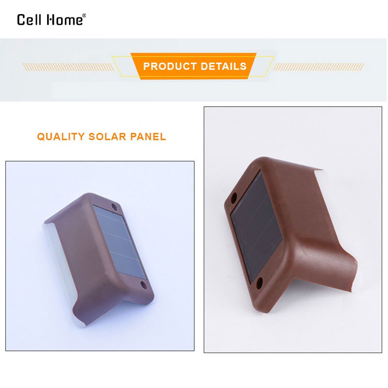 Đèn LED lối đi, cầu thang năng lượng mặt trời chống nước IP65 dùng trong trang trí ngoại thất