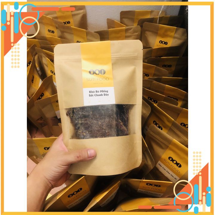 [250G] KHÔ BÒ SỐT CHANH DÂY MẬT ONG - Thơm Ngon Chuẩn Vị - Chứng Nhận ATVSTP | BigBuy360 - bigbuy360.vn