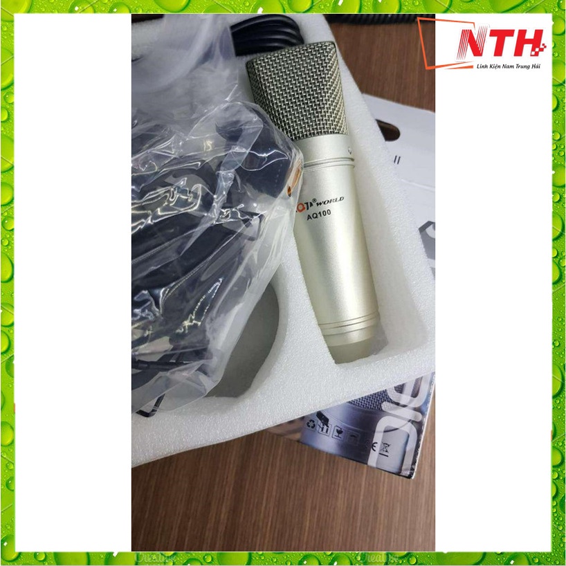 Mic Thu Âm Karaoke Livestream AQ100 Siêu Hay, Cực Rẻ, Chất Lượng