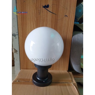 Đèn trụ cổng hình tròn phi 200cm đã gồm bóng led