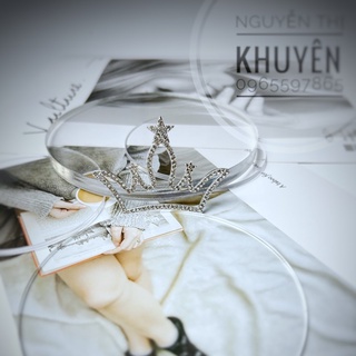 Vương miện mạ kim 6*4cm