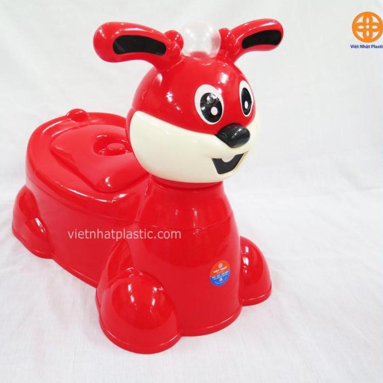 Bô vệ sinh có nhạc, hình con thỏ đáng yêu cho bé