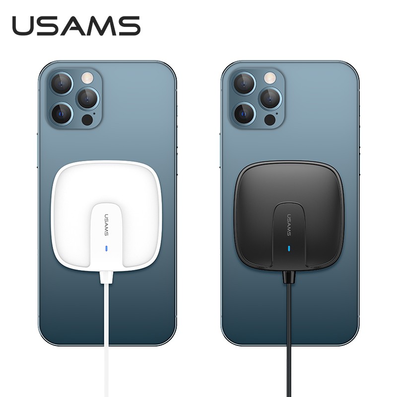 USAMS W1 Đế Sạc Không Dây 15w Cho Iphone12 / Iphone 12 Mini