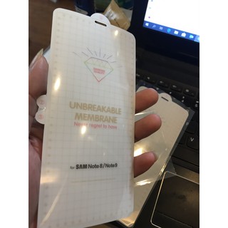 Dán cường lực PPF full màn cho samsung Note 8 Note 9