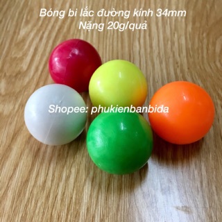 Combo 5 Quả Bóng Bi Lắc 34mm