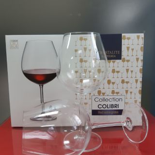 Combo 2 chiếc ly pha lê séc uống rượu vang đỏ colibri 650ml