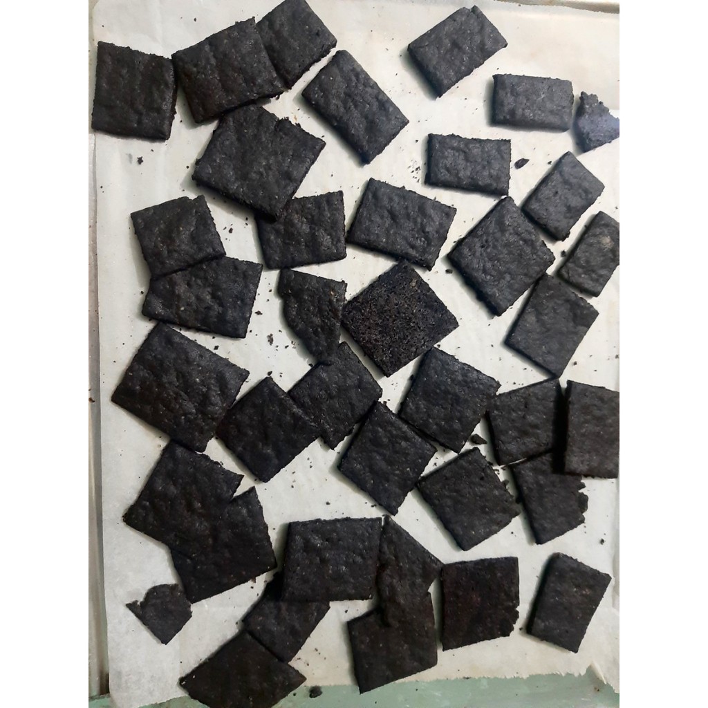 Bánh gạo lứt đen chay mặn giòn đặc biệt 250G