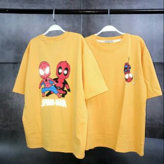 🐭 áo thun phản quang spider man vàng 🐭