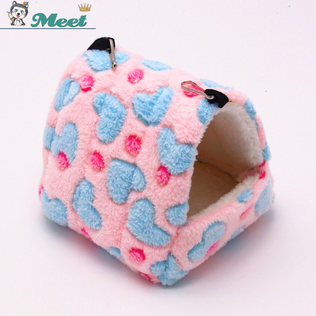 Túi Ngủ Cotton Dày Dặn Giữ Ấm Mùa Đông Cho Hamster / Sóc / Vẹt