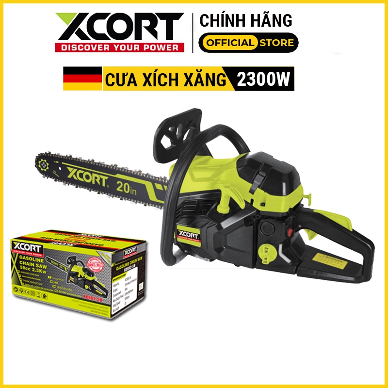 Máy cưa xích chạy xăng-Máy cưa xích 58CC XCORT [CHÍNH HÃNG]