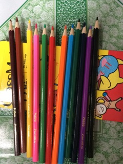 Bút chì màu (12 màu) classmate < FreeShip >
