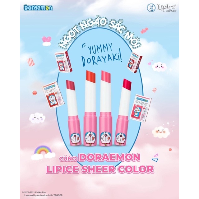 Son dưỡng có màu - Doraemon x LipIce Sheer Color