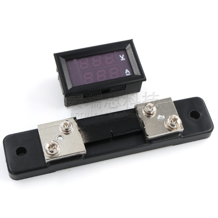 Đồng hồ hiển thị áp và dòng DC 0-100V
